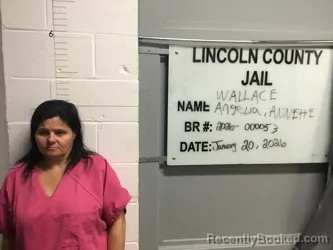 Recent Mugshot Image for ANGELIA ANNETTE WALLACE in Lincoln County, Oklahoma