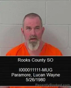 Recent Mugshot Image for Lucan Wayne Paramore in Rooks County, Kansas