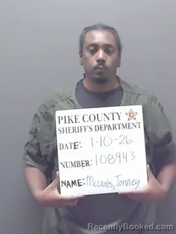 Recent Mugshot Image for TONNEY MCCANTS in Pike County, Alabama