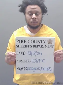Recent Mugshot Image for DALLAS DEJUAN RODGERS in Pike County, Alabama