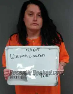 Recent Mugshot Image for Lauren Marie Williams in Sebastian County, Arkansas