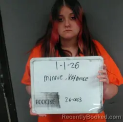 Recent Mugshot Image for Kaydence Shay Minnie in Sebastian County, Arkansas