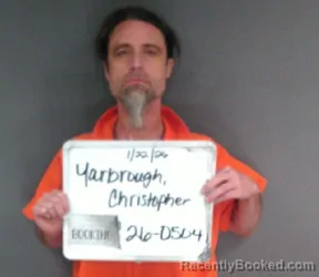 Recent Mugshot Image for CHRISTOPHER DON YARBROUGH in Sebastian County, Arkansas