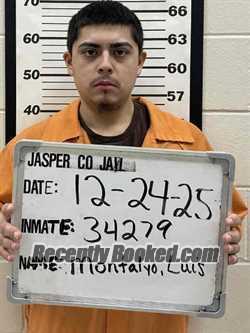 Recent Mugshot Image for LUIS ANTONIO MONTALVO MENDOZA in Jasper County, Iowa
