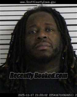 Recent Mugshot Image for DAVID JEROME TENSLEY in Scott County, Iowa