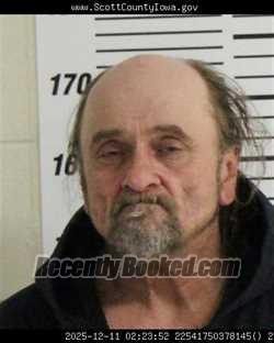 Recent Mugshot Image for RAY ALLEN WELDY in Scott County, Iowa