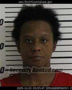 Recent Mugshot Image for SULESS RUSHAY YOUNG in Scott County, Iowa