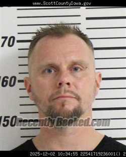 Recent Mugshot Image for JAMES NEIL RATHMANN in Scott County, Iowa