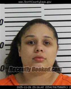 Recent Mugshot Image for STACIA MARAE MONNAHAN in Scott County, Iowa