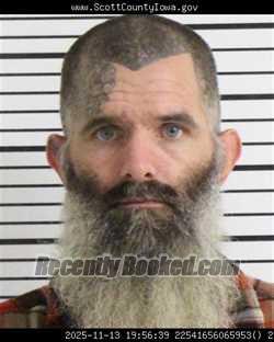 Recent Mugshot Image for JESSE PETE HAYS in Scott County, Iowa