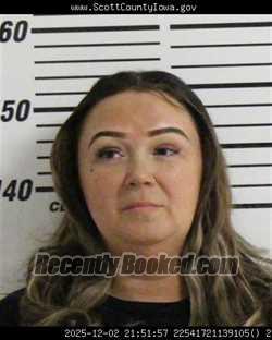 Recent Mugshot Image for SHRANDA ROSE RAMEY in Scott County, Iowa