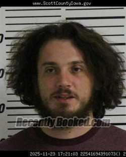 Recent Mugshot Image for DAMION MICHAEL MOENCK in Scott County, Iowa