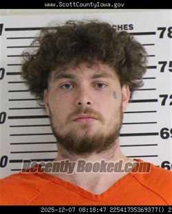 Recent Mugshot Image for JUSTIN TIMOTHY BOUTWELL in Scott County, Iowa
