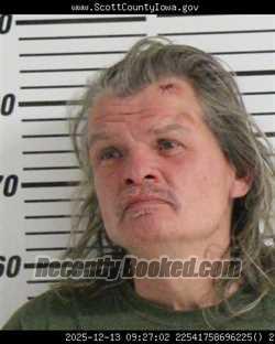 Recent Mugshot Image for CHAD AARON GEPHART in Scott County, Iowa