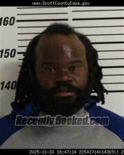 Recent Mugshot Image for KORAN DERNELL KEEPER in Scott County, Iowa