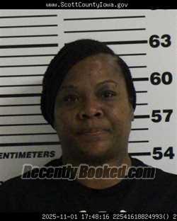 Recent Mugshot Image for CANIYA CHERELLE BARRON in Scott County, Iowa