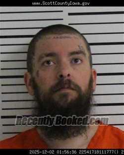 Recent Mugshot Image for DAVID WILLIAM POSEY in Scott County, Iowa