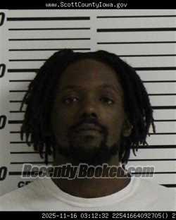 Recent Mugshot Image for BRYANT RUCKER in Scott County, Iowa