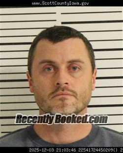 Recent Mugshot Image for SCOTT ANDREW STOWE in Scott County, Iowa