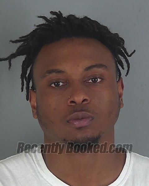Recent Mugshot Image for CAMERON ELIAS WAYNE BOOKER in Spartanburg County, South Carolina