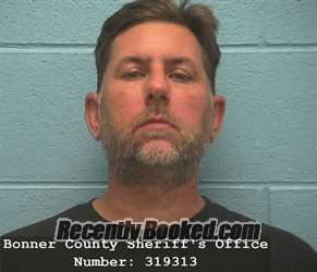 Recent Mugshot Image for RYAN BRENT ATKINS in Bonner County, Idaho
