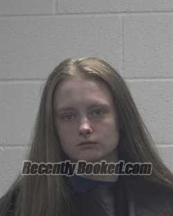 Recent Mugshot Image for KASSIDY MARIE BOWEN in Cleveland County, North Carolina