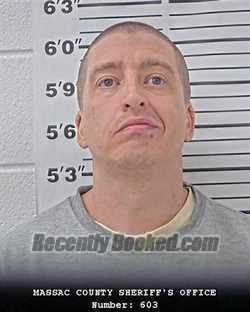 Recent Mugshot Image for TRAVIS GLEN ALLEN in Massac County, Illinois