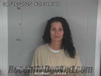 Recent Mugshot Image for Amanda Kay Byrd in Benton County, Indiana