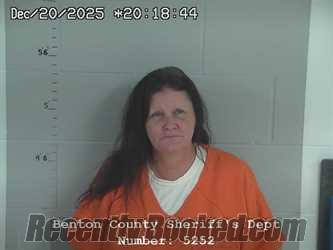 Recent Mugshot Image for Becky Jean Claybon in Benton County, Indiana