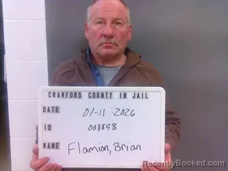 Recent Mugshot Image for BRIAN A FLAMION in Crawford County, Indiana