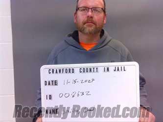 Recent Mugshot Image for CHAD MICHAEL SMITH in Crawford County, Indiana