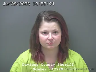 Recent Mugshot Image for ABBIE ELAINE JONES in Daviess County, Indiana