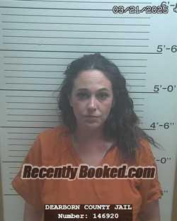 Recent Mugshot Image for ANGELA DAWN HARRISON in Dearborn County, Indiana