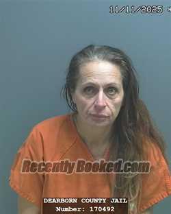 Recent Mugshot Image for THERESIA D EVANS in Dearborn County, Indiana