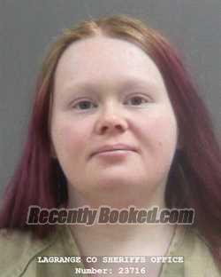 Recent Booking / Mugshot for MELISSA ANN RIDENOUR in Lagrange County ...