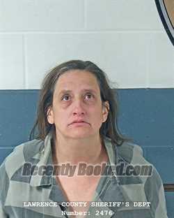 Recent Mugshot Image for SHANNON RENEE RISHFORTH in Lawrence County, Indiana