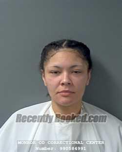 Recent Mugshot Image for CIERRA SHYANN AXSOM in Monroe County, Indiana
