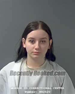 Recent Mugshot Image for ALIVIA MISHELLE LYNCH in Monroe County, Indiana