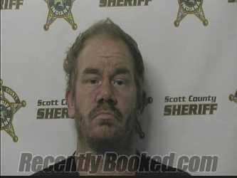 Recent Mugshot Image for DANIEL CRADY in Scott County, Indiana