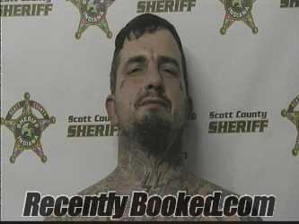 Recent Mugshot Image for ERIC SIZEMORE in Scott County, Indiana