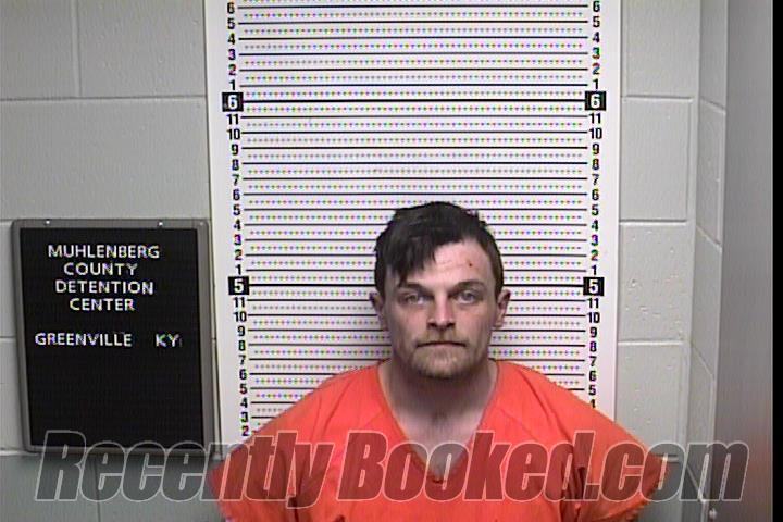 Recent Mugshot Image for JUSTIN SCOTT EMBRY in Muhlenberg County, Kentucky