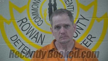 Recent Mugshot Image for JASON COLLEY in Rowan County, Kentucky