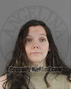 Recent Mugshot Image for BRIANNA LANE in Angelina County, Texas