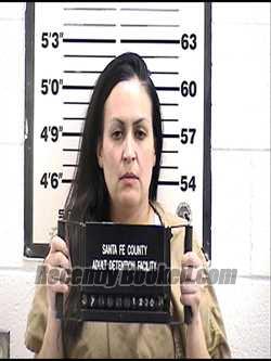Recent Mugshot Image for CHERISE MARTINEZ in Santa Fe County, New Mexico