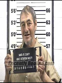 Recent Mugshot Image for JIMMY GALLEGOS in Santa Fe County, New Mexico