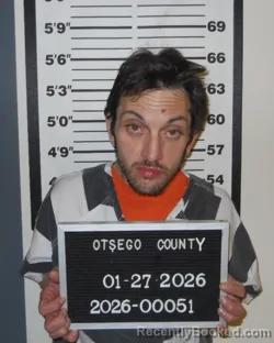 Recent Mugshot Image for CHRISTOPHER JAMES HANNA in Otsego County, New York