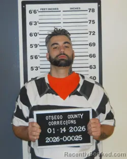 Recent Mugshot Image for JOHNATHAN MICHAEL POLISSENI in Otsego County, New York