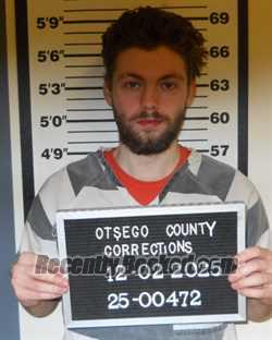 Recent Mugshot Image for ZACKARY CHRISTIAN PRICE in Otsego County, New York