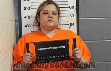 Recent Booking / Mugshot for ANGELICA AGUILERA in Canadian County, Oklahoma