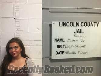 Recent Mugshot Image for MIKAYLA JO RAMSEY in Lincoln County, Oklahoma
